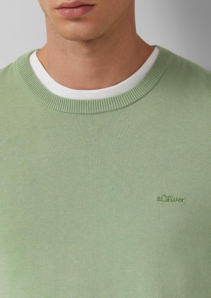 s.Oliver Herren 2143173 Pullover XXL Grün, XXL Grün