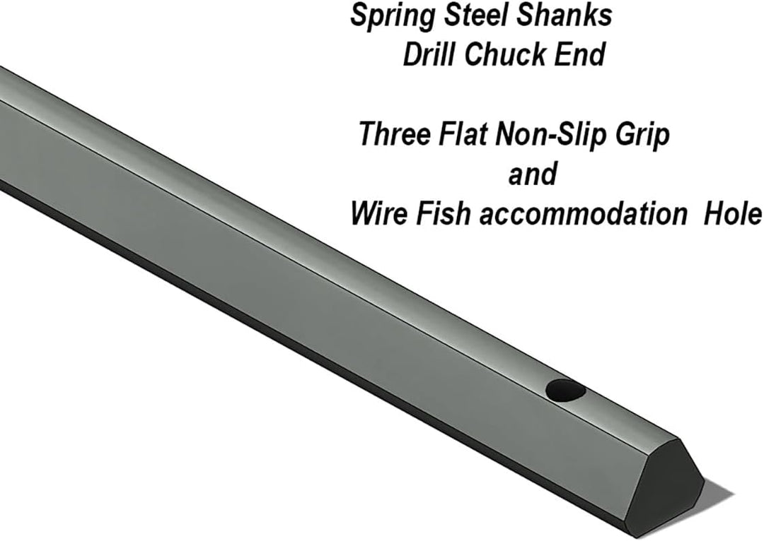 Eagle Tool Flexible Kombination Schraube Point Installer Bit für Holz (1 Stück), 9/16 in, 1 9/16 in.