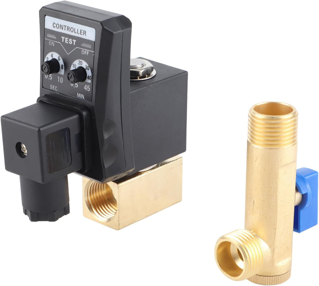 Automatisches Ablassventil Pneumatische Regelventile G1 / 2 DN15 elektronisches zeitgesteuertes Abla