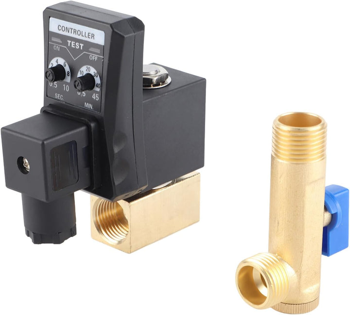 Automatisches Ablassventil Pneumatische Regelventile G1 / 2 DN15 elektronisches zeitgesteuertes Abla
