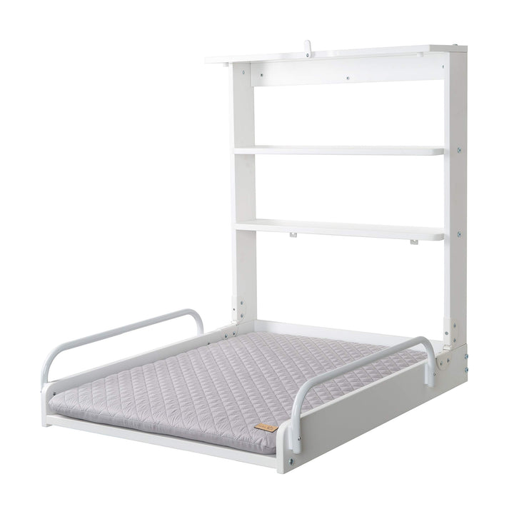 roba Wandwickeltisch + Wickelauflage roba Style grau - Wickeltisch klappbar & platzsparend zur einfa