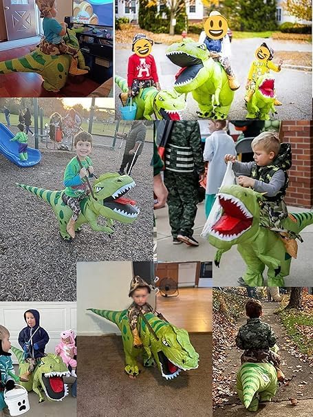 FXICH Aufblasbare Dion Kostüme Aufblasbare Dinosaurier Kostüm Erwachsene dinosaur Anzug Karneval Par