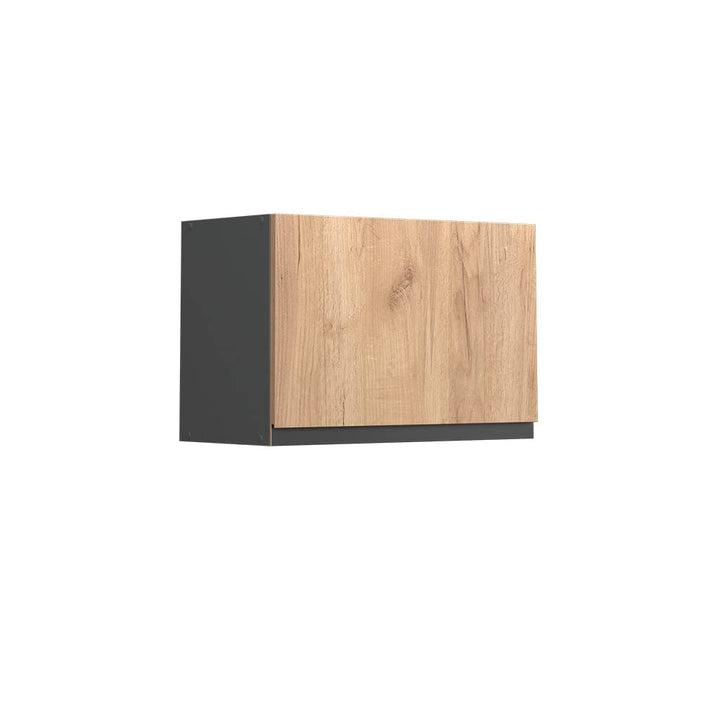 Vicco Hängeschrank R-Line, Goldkraft Eiche/Anthrazit, 60 cm J-Shape, flach Goldkraft Eiche Hängeschr