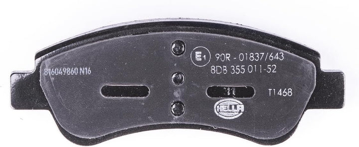 HELLA PAGID 8DB 355 011-521 Bremsbelagsatz - T1468 - Dicke/Stärke: 19mm - Bremssystem: Bosch - nicht