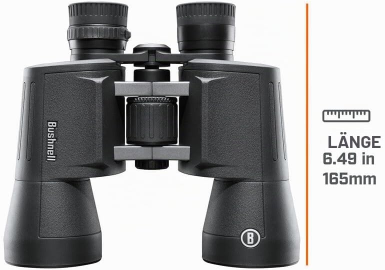 Bushnell - Powerview 2 - Fernglas - 10x50 - Porro - Aluminium Metallgehäuse - Mehrschichtvergütung -
