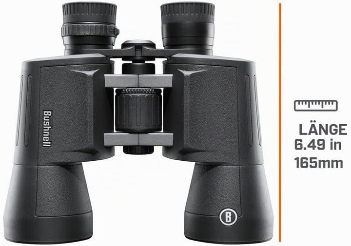 Bushnell - Powerview 2 - Fernglas - 10x50 - Porro - Aluminium Metallgehäuse - Mehrschichtvergütung -