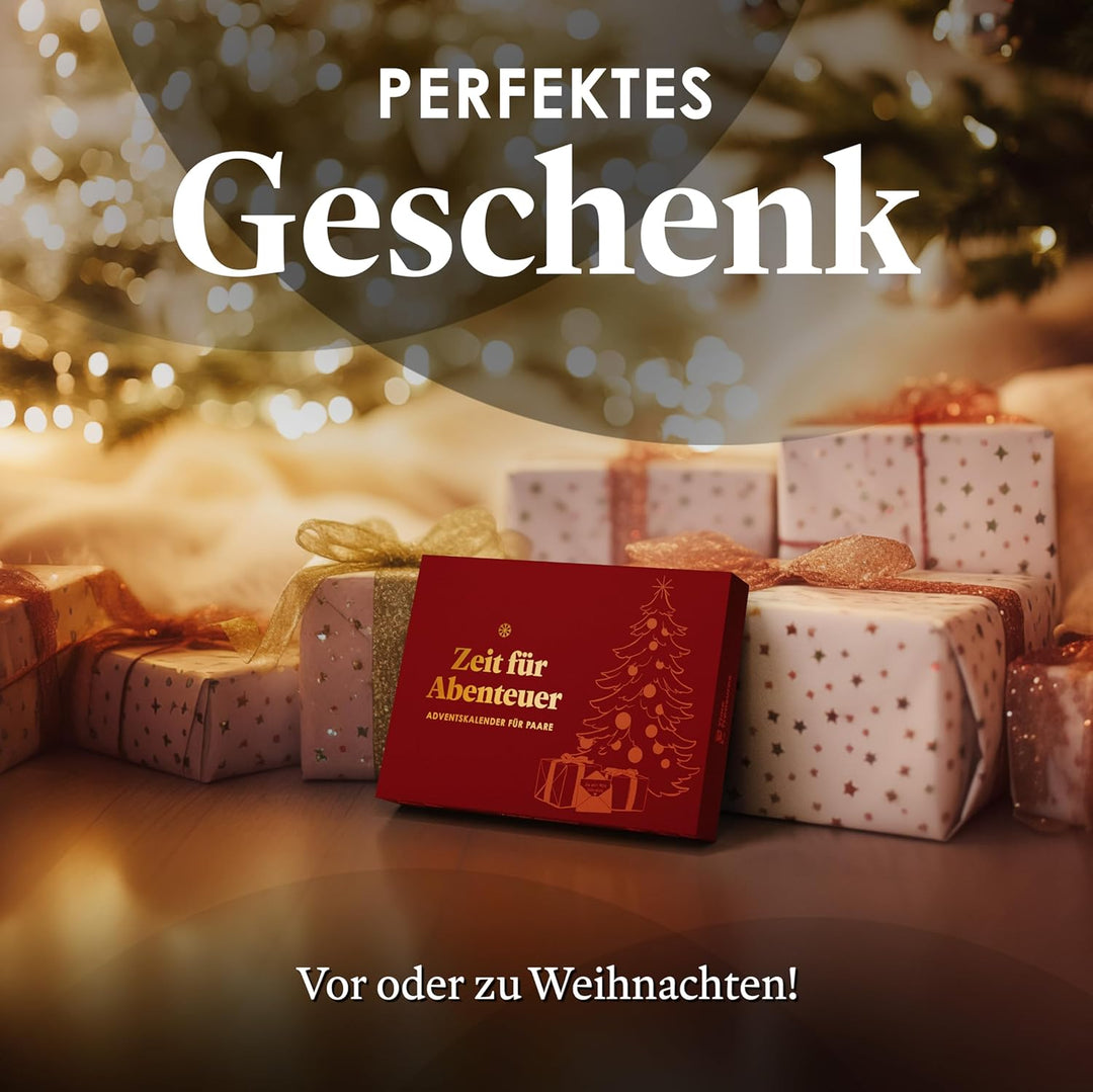 Adventskalender für Paare: Zeit für Abenteuer I Date Adventskalender 2025 für Pärchen I Duell Weihna