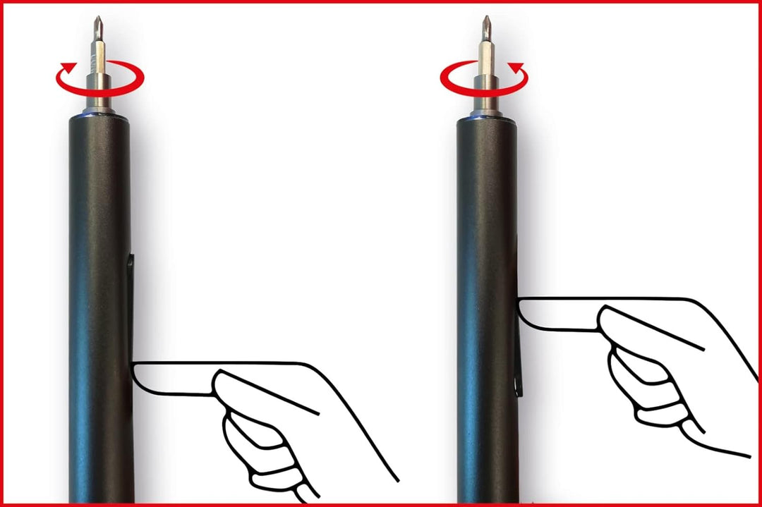 KS Tools 500.7195 Feinmechanik-USB-Akku-Schraubendreher (Li-Ionen-Akku, 3,7 V / 260 mAh), inkl. 20 B