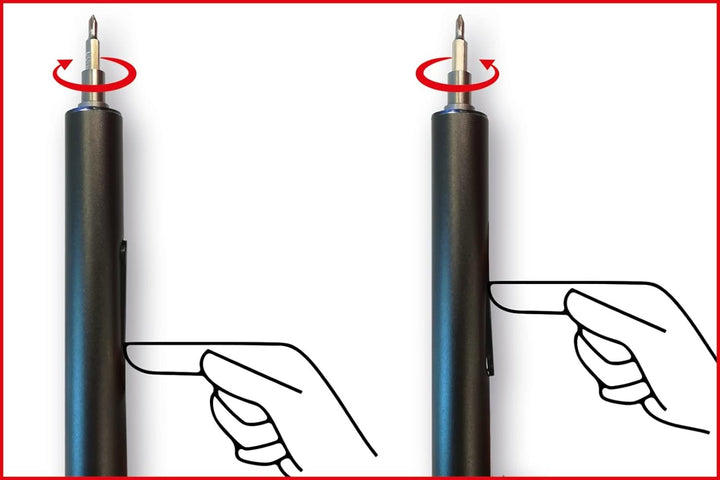 KS Tools 500.7195 Feinmechanik-USB-Akku-Schraubendreher (Li-Ionen-Akku, 3,7 V / 260 mAh), inkl. 20 B