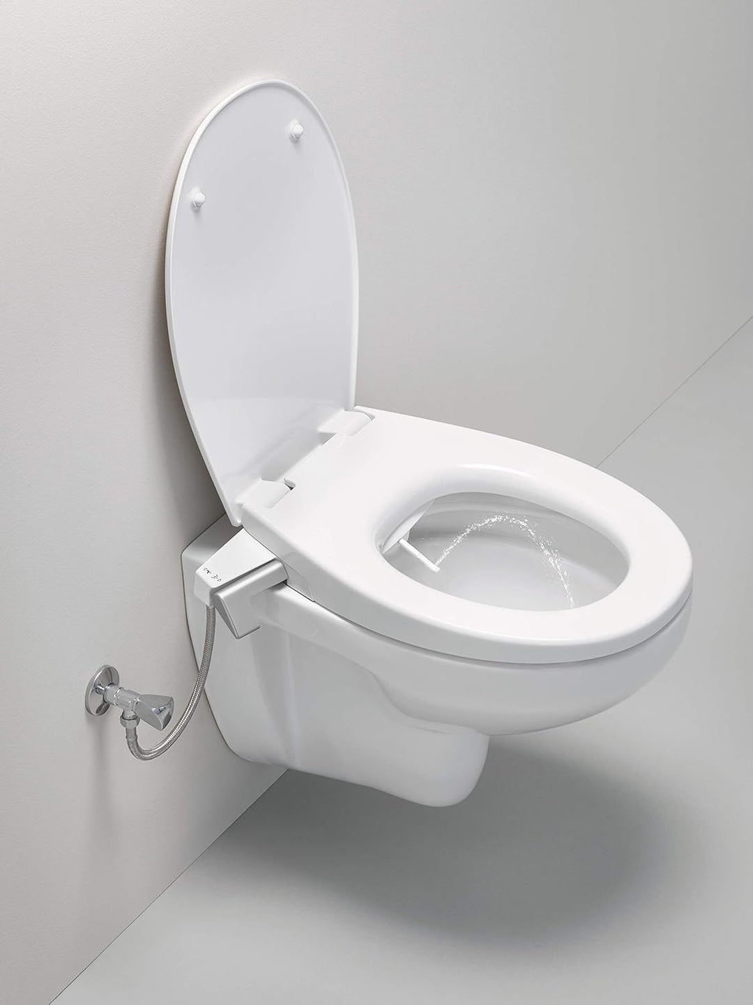 GROHE Bau Keramik - Dusch- WC Aufsatz (manuell bedienbar, 2 separate Duscharme, Absenkautomatik), al