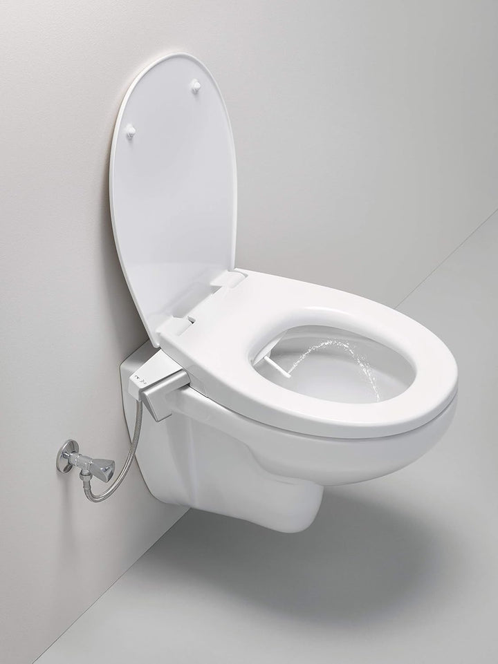 GROHE Bau Keramik - Dusch- WC Aufsatz (manuell bedienbar, 2 separate Duscharme, Absenkautomatik), al
