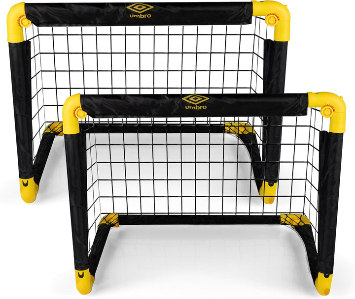 Umbro Fussballtor - Fussballtor 50 x 44 x 44 cm - Faltbares fussball Tor - Fussballtore für Garten K