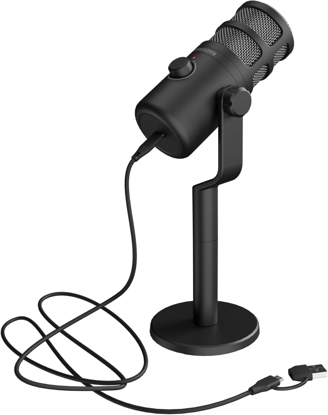 Genesis MICROFONO Radium 350D CONDENSADOR CARDIODE DINAMICO USB SOBREMESA, Radium 350D