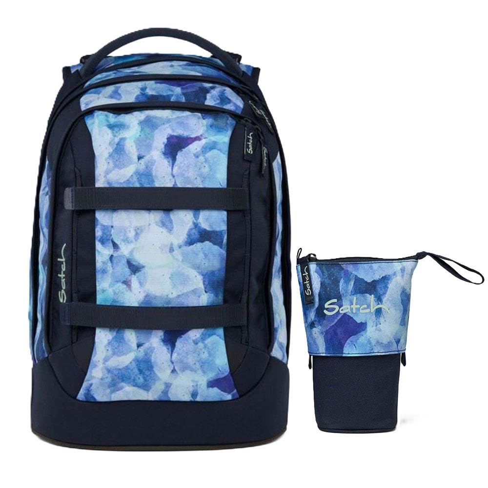 Satch Pack Schulrucksack Set 2tlg. inkl. Pencil Slider (Blurry Sky), Blurry Sky