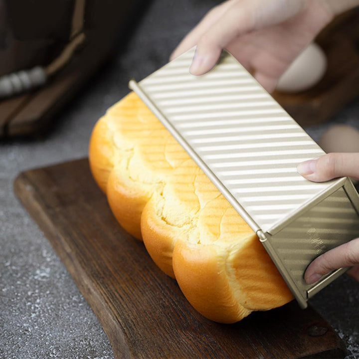 1000g Toastbrot Backform Mit Deckel, Kastenform Kuchen Rechteckig Kuchenform Eckig Kastenform Brot B