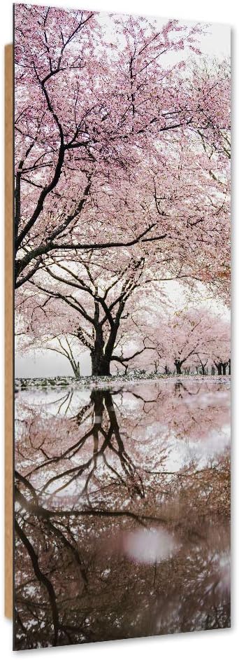 Wanddeko Landschaft Kunst modern Bilder für Schlafzimmer Grau 40x120 cm M14627 40x120 cm, M14627 40x