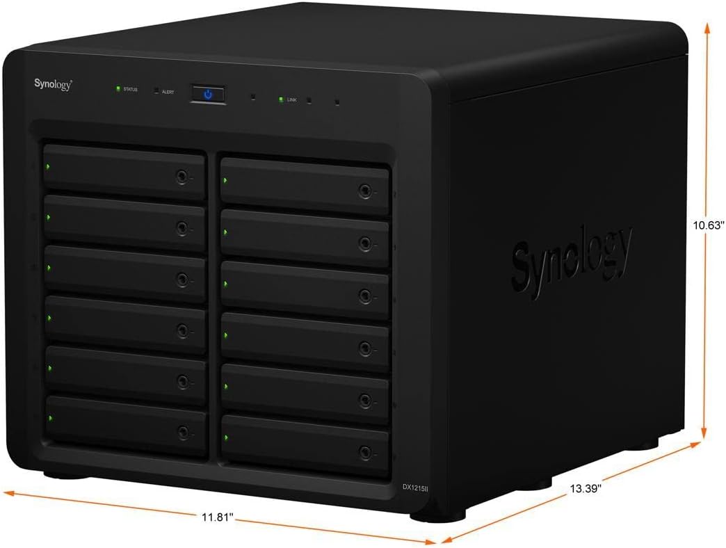 Synology 12 Bay Expansion Unit DX1215II (Diskless)