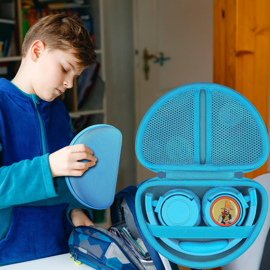 co2CREA Hart Tragbare Schutzhülle Etui Tasche für All-In-One Audioplayer Starterset Drix Blau Cookie