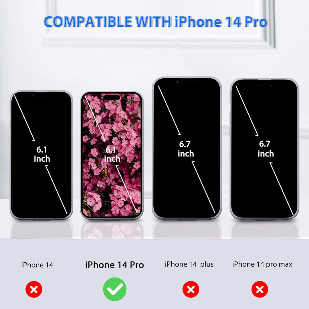 HUOBAO Batteriehülle für iPhone 14 Pro, [6000mAh] Ladekoffer für iPhone, schützende tragbare Ladetas