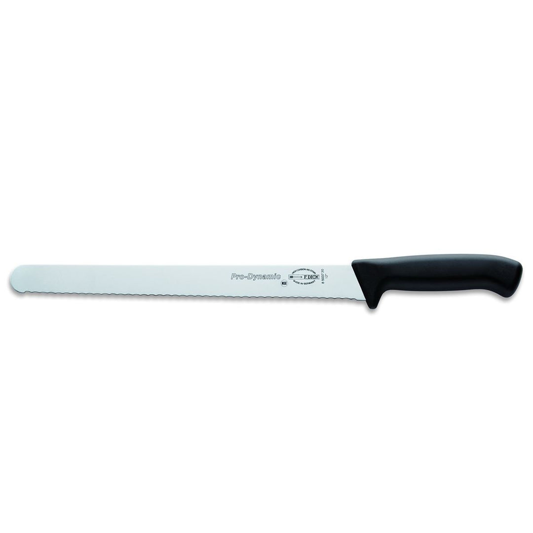 Dick Aufschnittmesser Pro-Dynamic mit Wellenschliff in schwarz