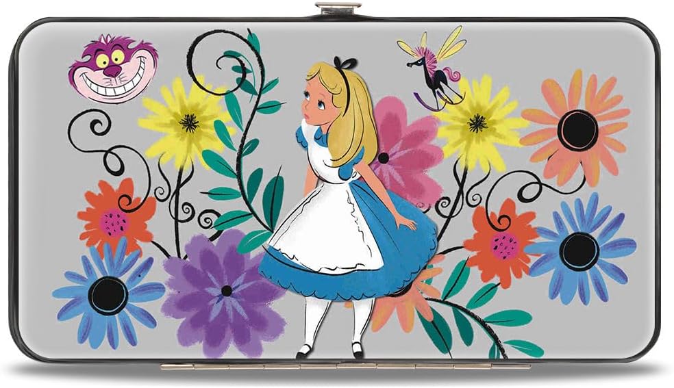 Buckle-Down Damen Geldbörse, Alice in Wonderland, 7" x 4"