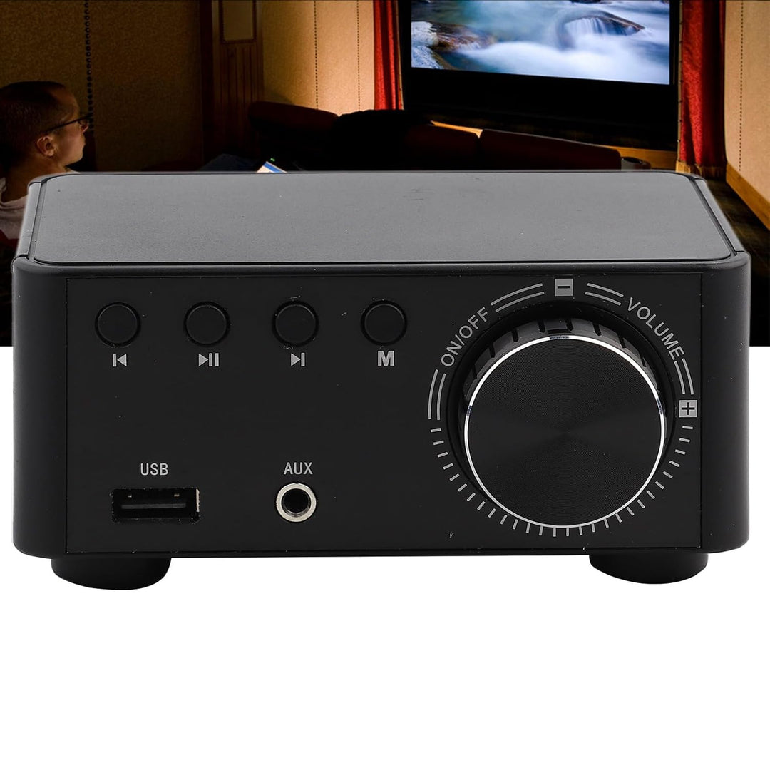 Bluetooth 5.0 Stereo Audio 2-Kanal-Verstärker Empfänger Mini-HiFi-Klasse Integrierter Verstärker für