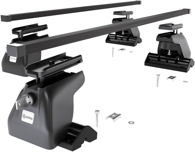Mossa - Stahl-Dachträger kompatibel mit Volkswagen Multivan T5 Van (2010-2015) - Dachträger Dachgepä