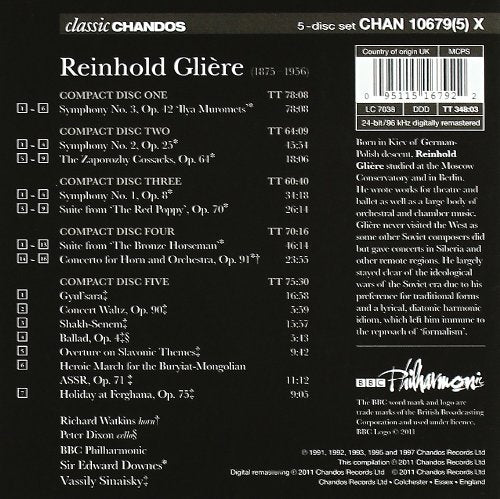 Orchesterwerke, Audio-CD