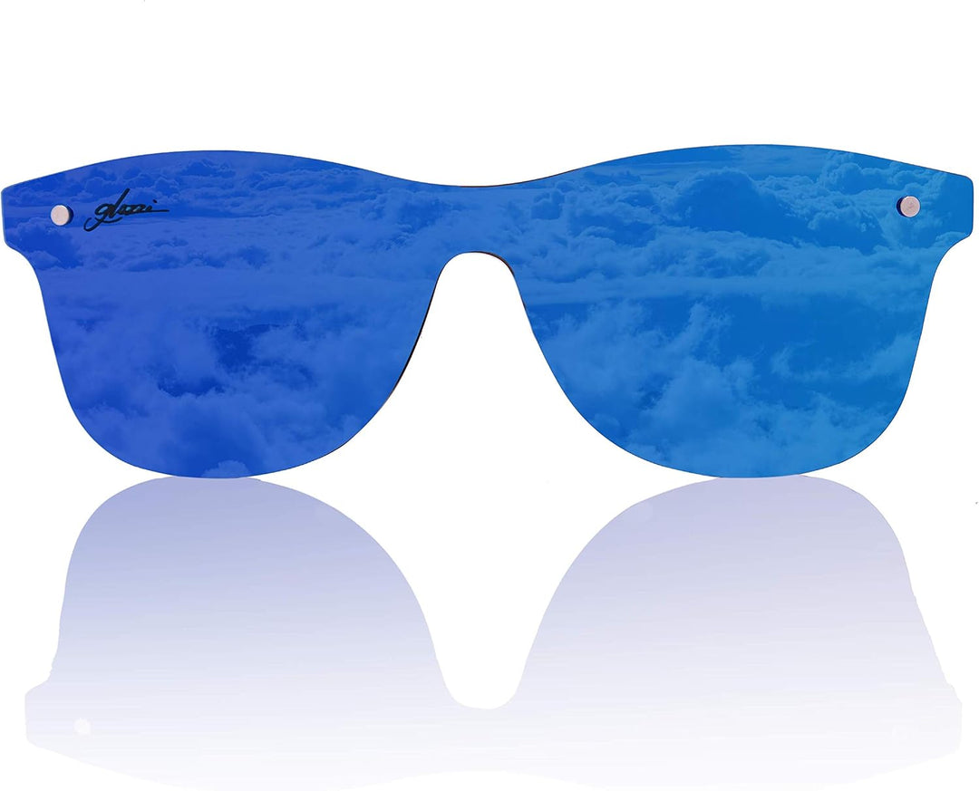 Sonnenbrille Herren und Damen Holz Polarisiert UV400 mit Holzbügeln und Brillenetui aus Kork Ebony B