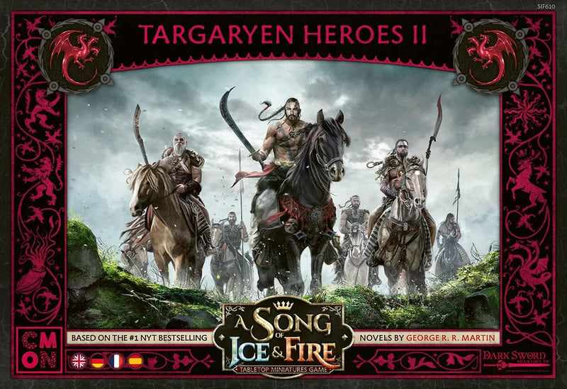 CMON | A Song of Ice & Fire – Helden von Haus Targaryen II | Erweiterung | Tabletop | 2 Spieler | Ab