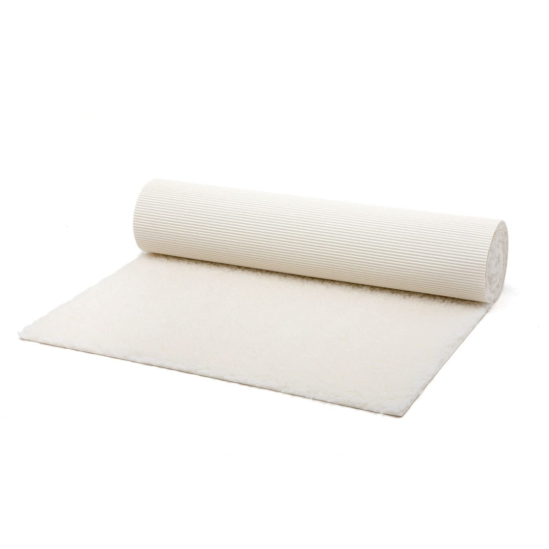 Bodhi Schurwoll-Yogamatte Natur | Schurwollmatte | 100% Schafschurwolle (1200 g/m²)| Weich &amp; Isolier