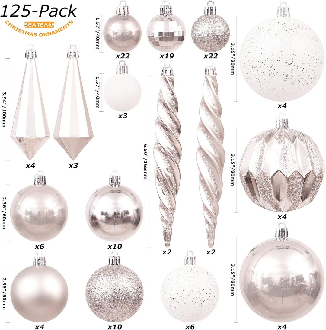 Sea Team 125 Stück von gemischten Kombination bruchsicher und stossfester Geschenk-Verpackungskasten