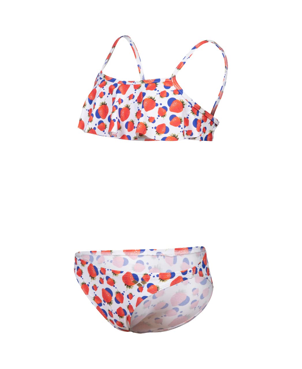 ARENA Mädchen Girls Vintage Bikini Bralette Bikini 140 White Multi, 140 White Multi