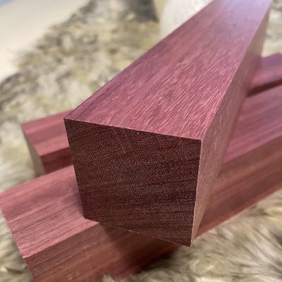 ECI Purple Heart Amaranth Kantel 40 x 200 mm Drechsel-Holz Ton Klang Violett Holz 200mm, 200mm