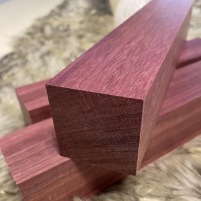 ECI Purple Heart Amaranth Kantel 40 x 200 mm Drechsel-Holz Ton Klang Violett Holz 200mm, 200mm