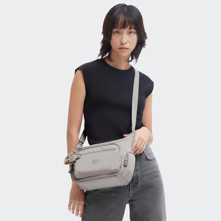 Kipling Damen Gabbie S Crossbody, Grey Gris, Einheitsgrösse Einheitsgrösse Grey Gris, Einheitsgrösse