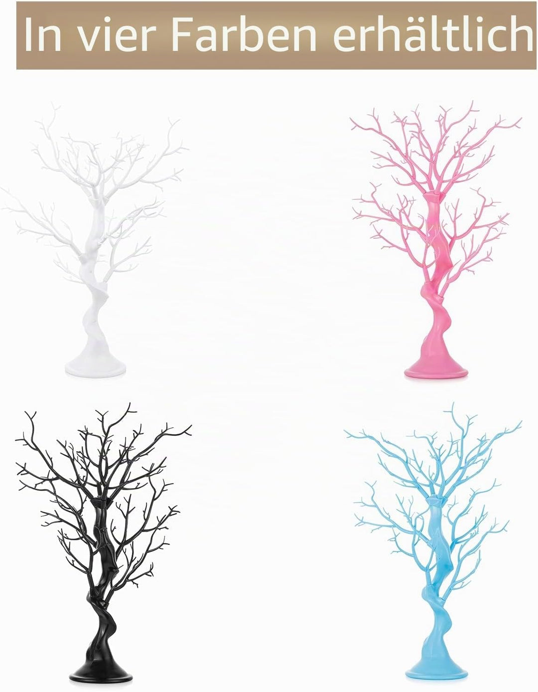 Sziqiqi Künstlicher Baum für Dekoration Hochzeit/Esstisch, abziehbarer Wunschbaum Hochzeit, Dekorati