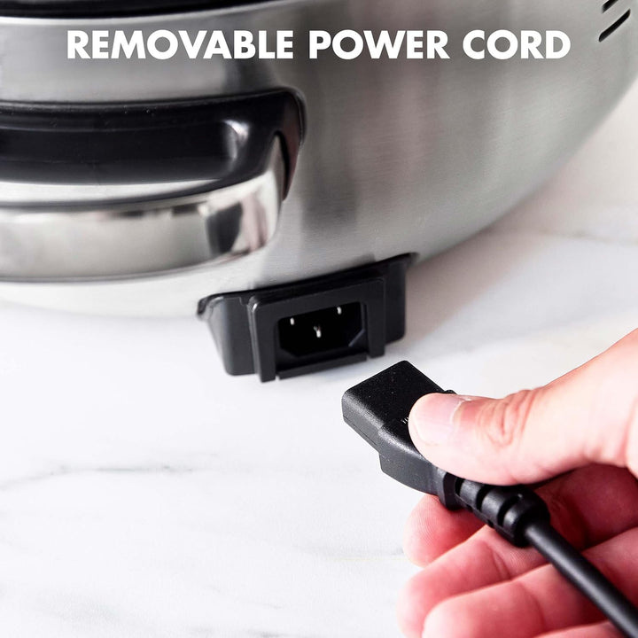 GreenPan Elite Wesentlich Schlau Elektrisch 5.6L Bratentopf,Einfache Brat- Sautier- Rühr- und Reisko