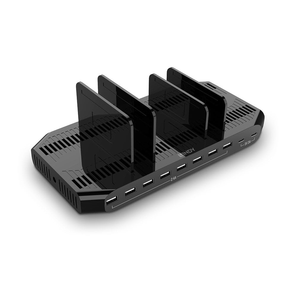 LINDY 73435 120 Watt USB Ladestation 10 Ports