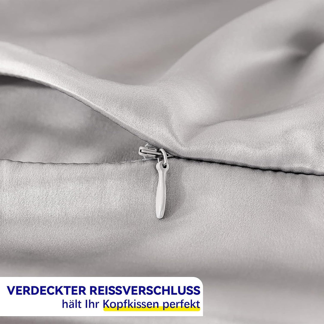 SeidenKissenbezug 40x60,Jaciu Kissenbezüge aus Seide,für Haar und Haut Beide Seiten Echte Seide Kiss