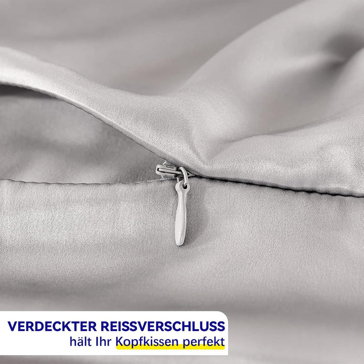SeidenKissenbezug 40x60,Jaciu Kissenbezüge aus Seide,für Haar und Haut Beide Seiten Echte Seide Kiss