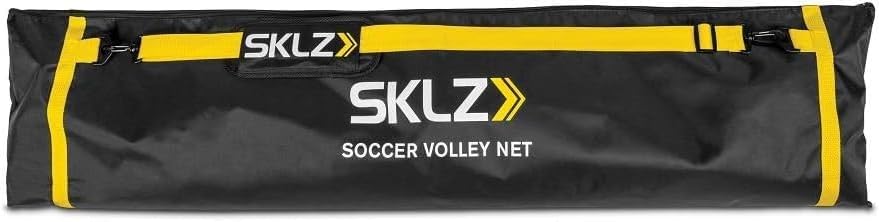 SKLZ Fussball Volley Netz, Ballkontrolle &amp; Technik verbessern, 3,6m breit, höhenverstellbar 61cm &amp; 9