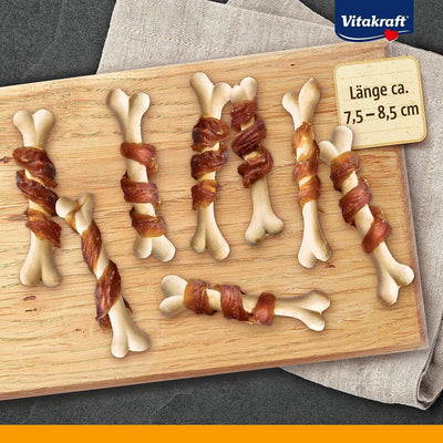Vitakraft Entenfleischstreifen XXL, Hundesnack mit magerem Entenfleisch, im wiederverschliessbaren X