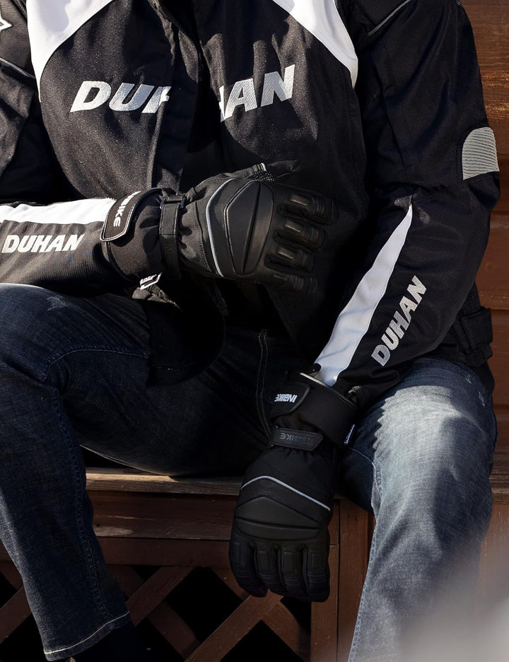 INBIKE Winterhandschuhe Zigenleder Arbeishandschuhe Wasserdicht und Thermo mit 3M Thinsulate für Arb