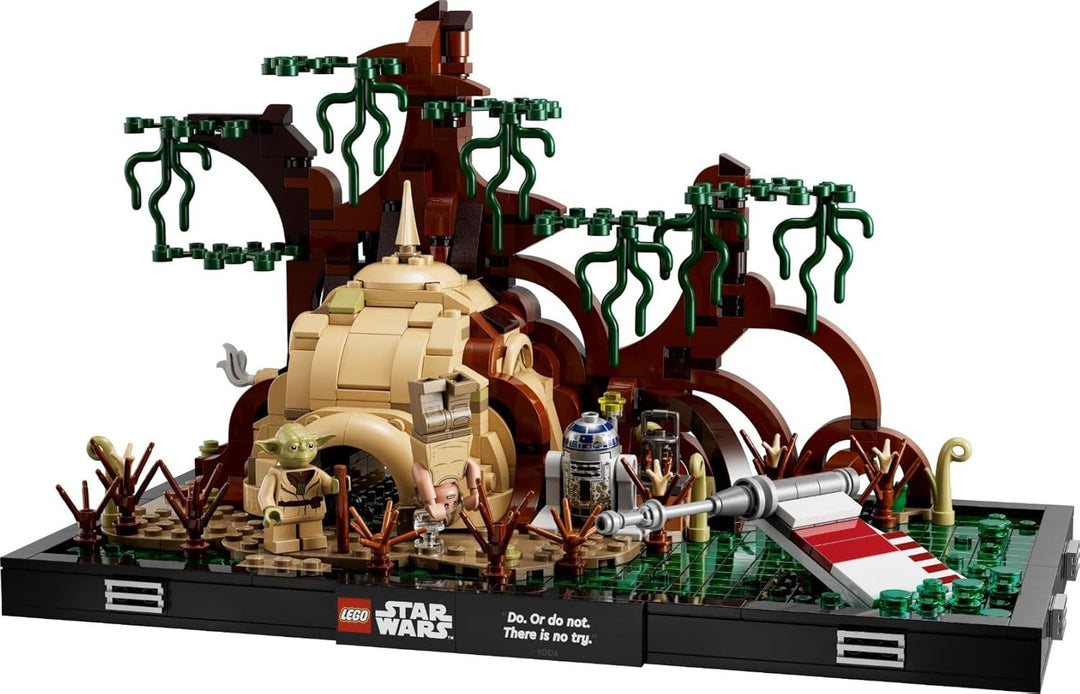 LEGO 75330 Star Wars Dagobah Jedi Training Diorama Set für Erwachsene, mit Yoda, R2-D2 und Luke Skyw