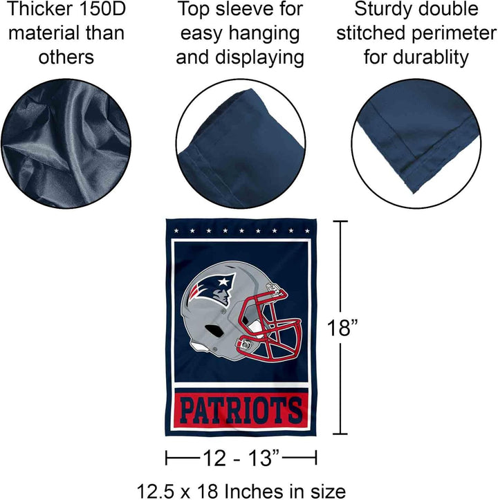WinCraft New England Patriots Decorative Yard Garden Flag