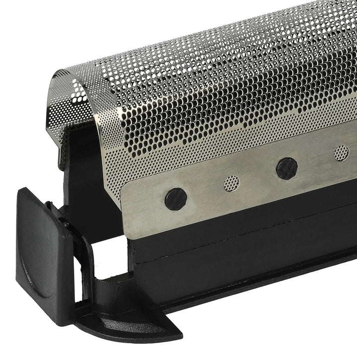 vhbw 2x Scherfolie kompatibel mit Braun Micron 808 Elektrorasierer + Rahmen | schwarz/silber