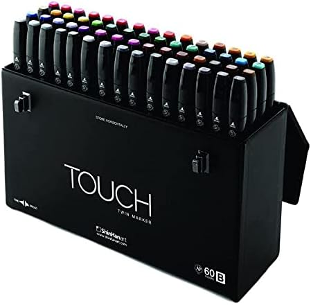 ShinHanart Touch Twin Marker 60A Colors 60er Set Grafikmarker Box Design