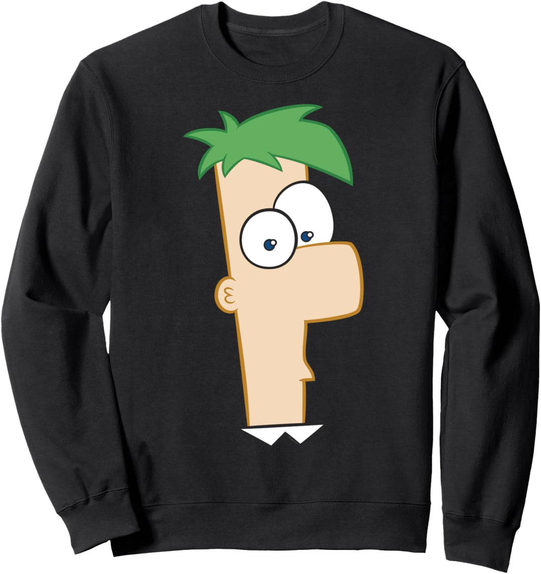 Disney Phineas und Ferb Ferb Big Face Sweatshirt