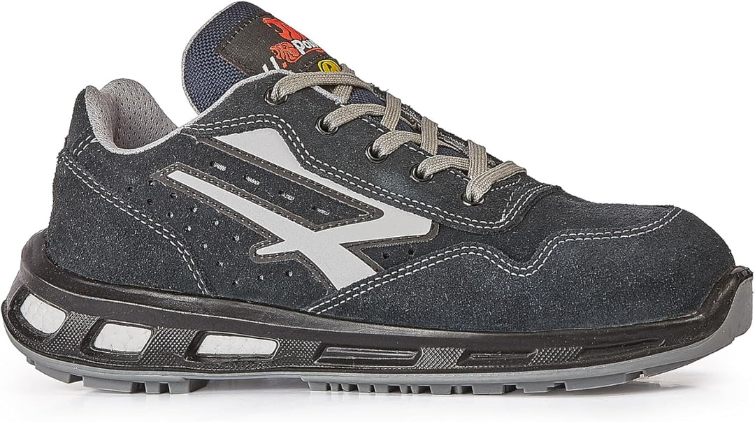 U-Power Red Lion Emotion, Unisex-Sicherheitsschuhe, leichte, flexible, pannensichere Lederturnschuhe